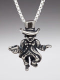 Alice -  Mad Hatter Charm - Silver