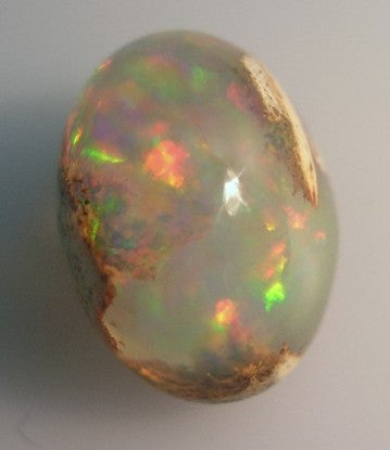 Matrix Rainbow Mexican Fire Opal