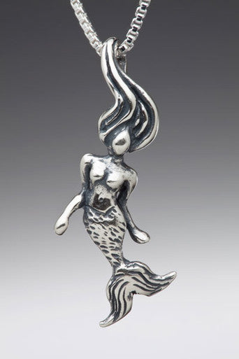 Sea Life - Mermaid Charm - Silver