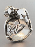 Siren's Song Mermaid Ring - Sterling Silver