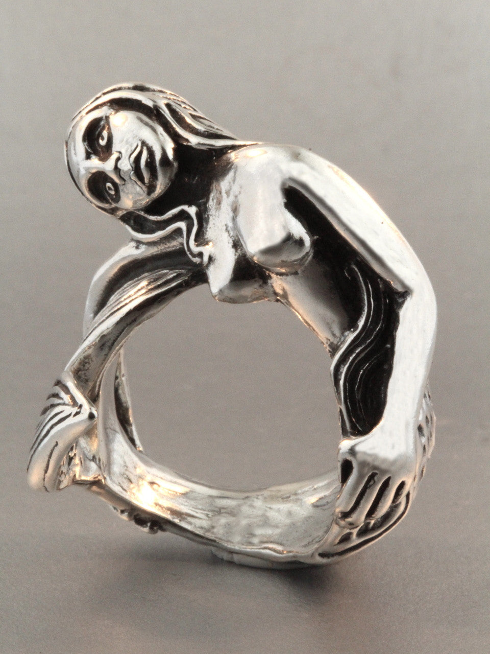 Sterling Silver Mermaid Ring