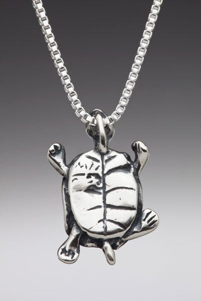 Alice - Mock Turtle Charm - Silver