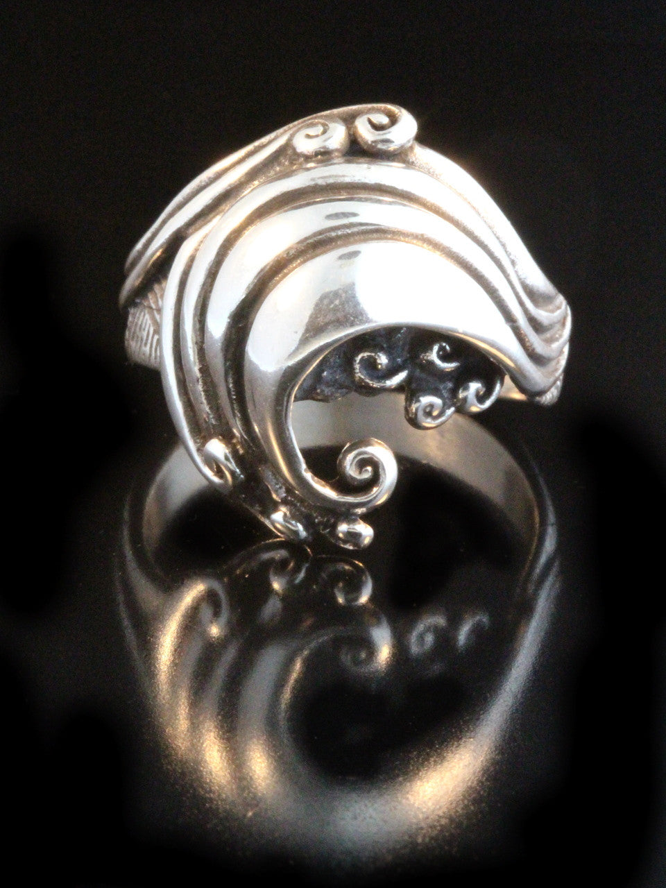 Mavericks Wave Ring - Silver