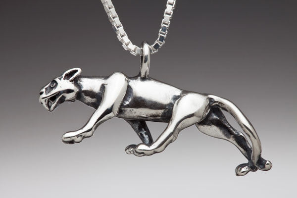 Panther Charm - silver