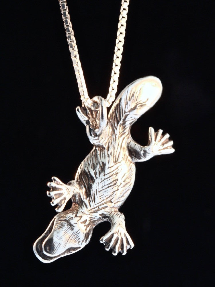 Platypus Charm in Silver