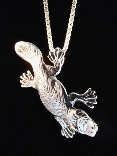 Platypus Charm - Silver