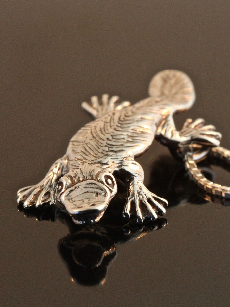 Platypus Charm in Silver
