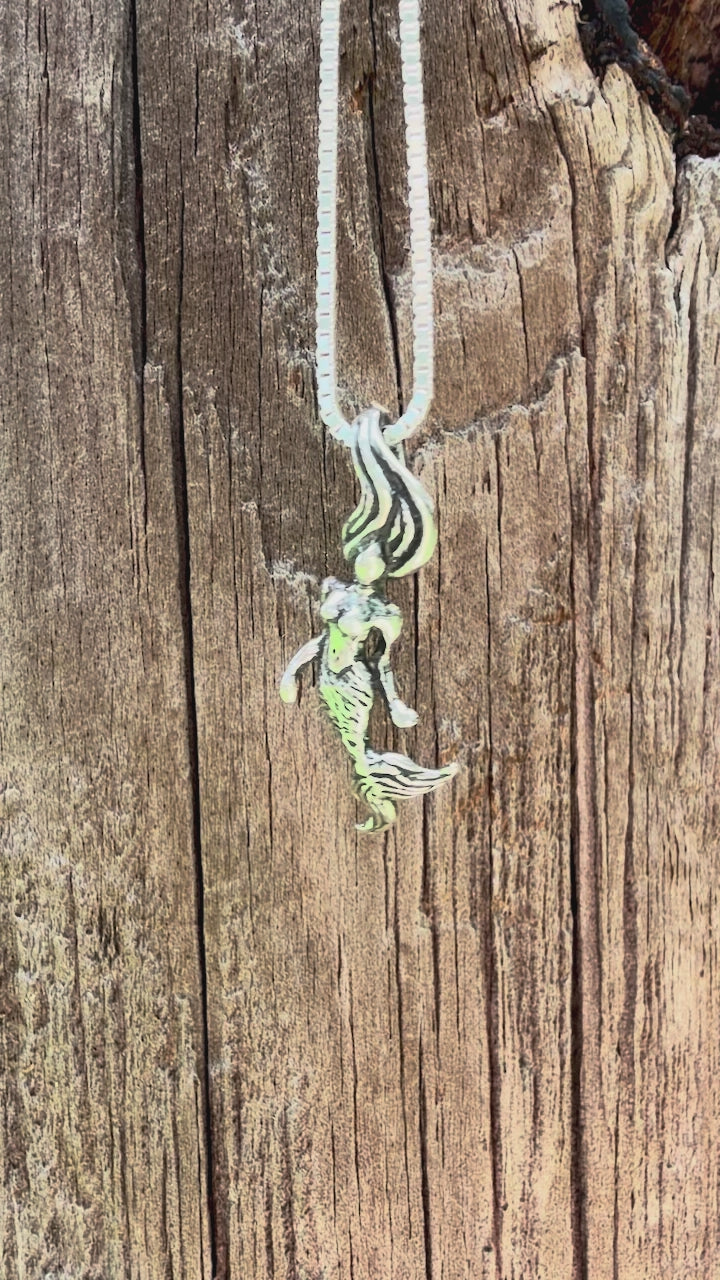 Sea Life - Mermaid Charm - Sterling Silver