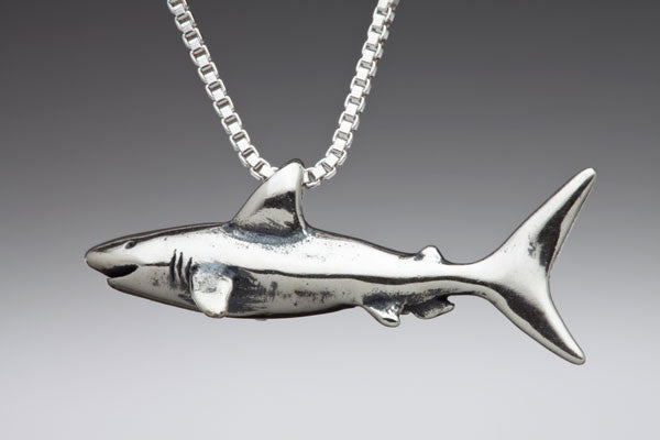 Shark Charm in Silver