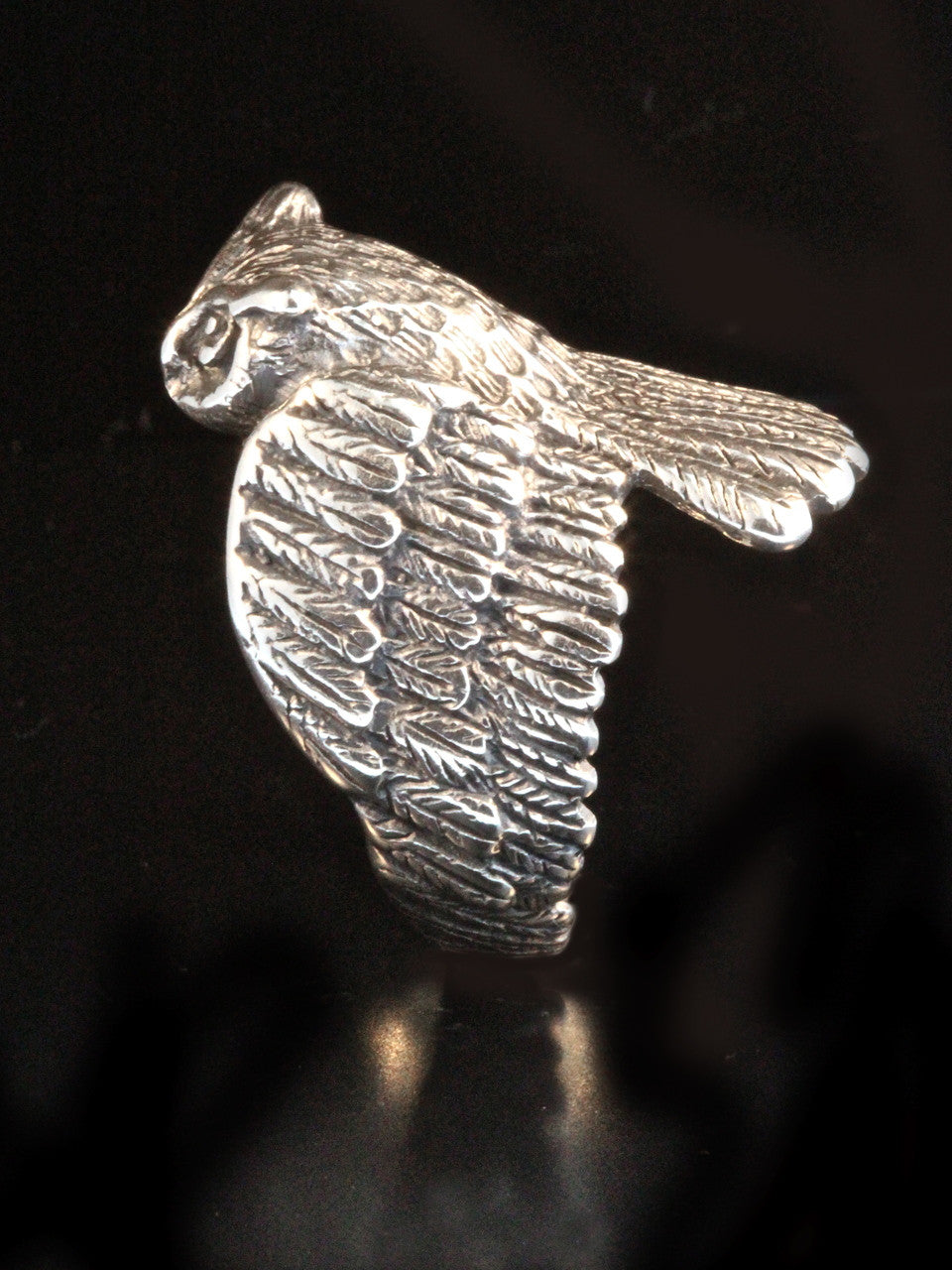 Sterling Silver Owl Ring