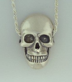Pirate - Skull Pendant - Sterling Silver