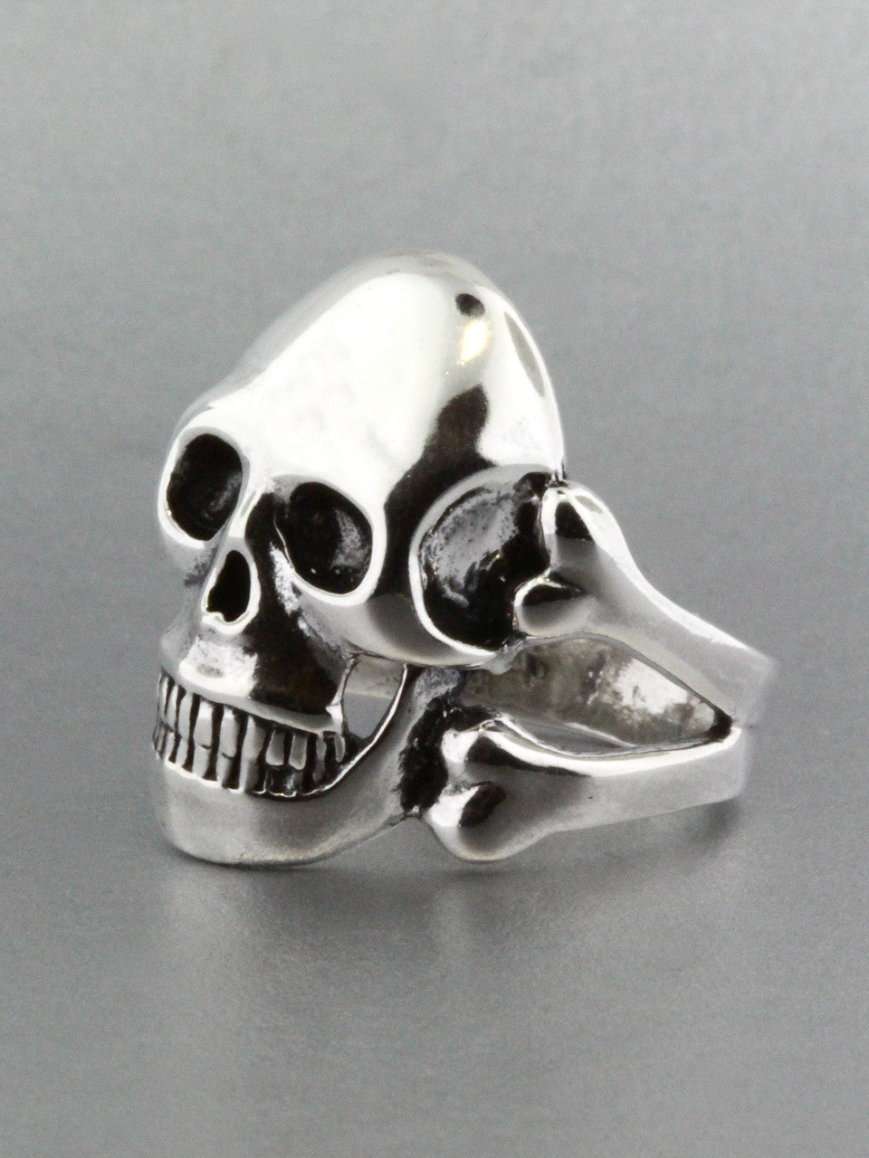 Large Skull Ring - Silver