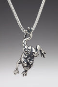Enchanted Frog Charm - Silver