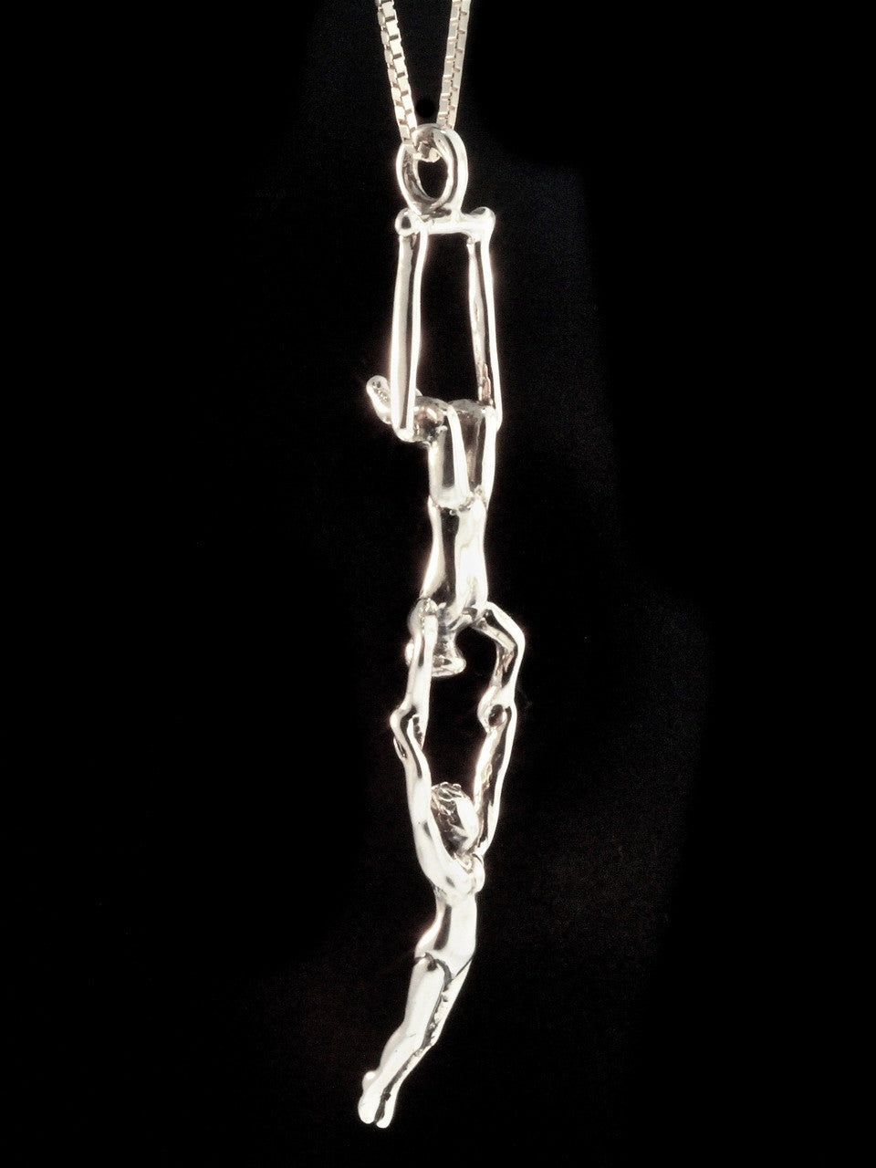 Trapeze Charm - Sterling Silver